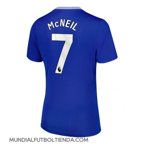 Camiseta Everton Dwight McNeil #7 Primera Equipación Replica 2024-25 para mujer mangas cortas